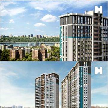 1-к квартира 31,21 м² — ЖК Hello House, Лівий берег ЖК Hello House