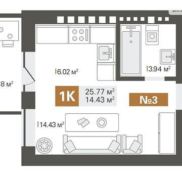 Продаж 1к Квартира Санаторна вулиця ЖК Park Residence