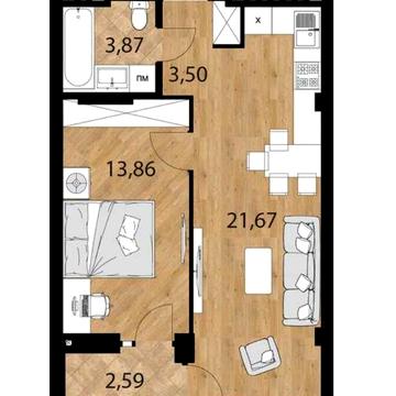 Швидкий продаж новобуд 1 кім квартири вул Лодія