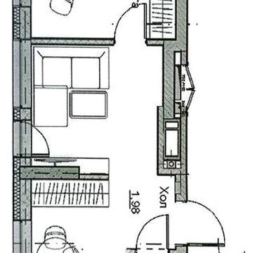 Видова квартира 1+1 в ЖК " А + Я" ЖК  А+Я