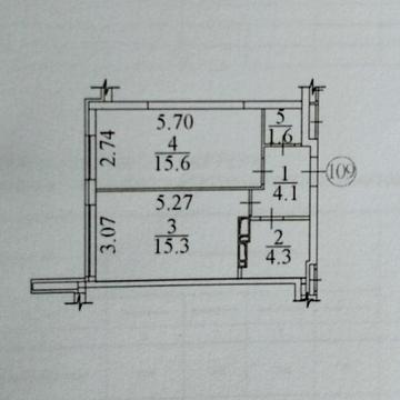 Продам велику  1к квартиру