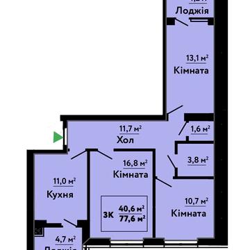 3К квартира Готова ЖК Львівський Затишок/Львівський маєток ЖК Львівський Затишок/Львівський маєток