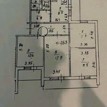 Продаж, квартира 4х кімнатна 89м.кв. Позняки вул. Гришка 8a