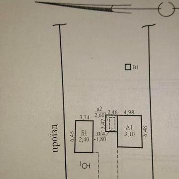 Участок з будинком під забудову приватний сектор в місті Карнаватка (Ц