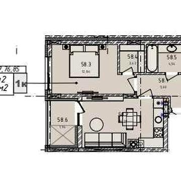 Продаж 1 кім. квартири в новобудові вул.Артищівська, Городок