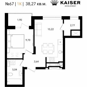 Продаж 1-кімнатної квартири в новобудові ЖК Kaiser Forest Lviv