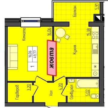 Продам Однокімнатну квартиру в новобудові ЖК "GRAND CITY 2"  Житомир ЖК GRAND CITY 2