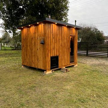 Модульна соснова баня 3.5×2.5м.