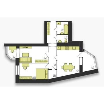 Продаж 2к Квартира Старокостянтинівське шосе ЖК Sofiya 2