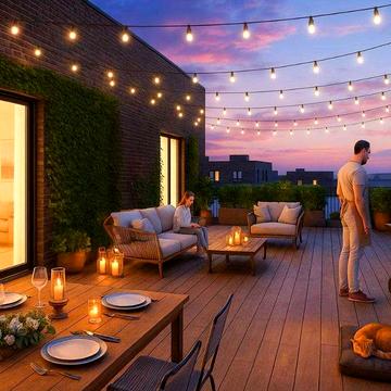 2к квартира з величезною терасою! Р-н Центрального Парку