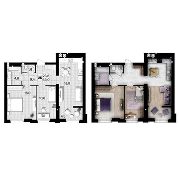 Продаж 2к Квартира Ватутіна вулиця ЖК Lavanda Park