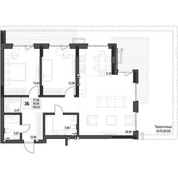 Продаж 3к Квартира Яновського вулиця ЖК Park House