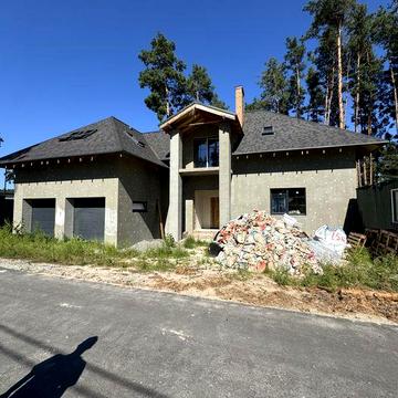 Будинок в Англійському Стилі 280 кв.м, 8 соток. З Штукатуркою