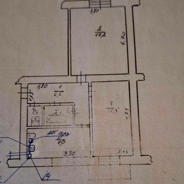 Двокімнатна  квартира  на 2 поверсі вул. Робітнича