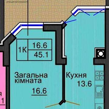 Продаж 1к квартири з терассою в ЖК Софія Резиденс ЖК Софія Резиденс