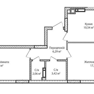 Продаж 2к Квартира Ольги Кобилянської (Достоєвського) вулиця ЖК Синергия Сити