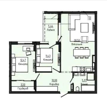 Продаж великої 2к.квартири під ремонт! Найкйраща ЦІНА