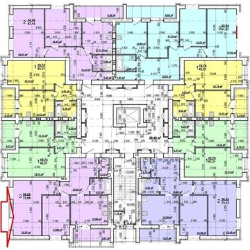 ЖК МИРА 3 продам 2-комн квартиру 74м2 в Новострое MV ЖК МИРА 3