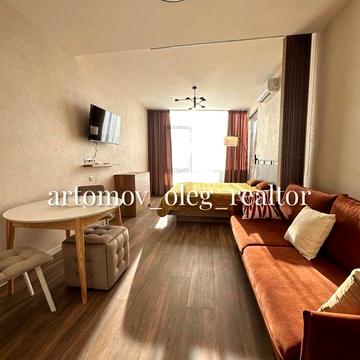 New‼️Аркадия‼️ПЕРВАЯ АРЕНДА‼️Жк Гагарин Плаза,ВИД МОРЯ‼️Loft студия
