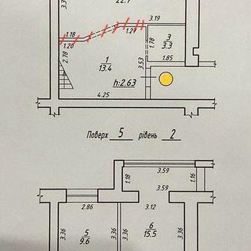2-рівн. 3кімн. квартира вул Київська 26а, (Педунівер) ремонт, техніка.