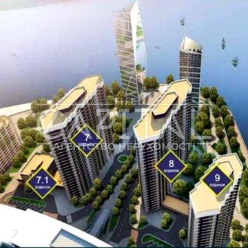 Продаж квартир, Жк зарічний, Вид на Дніпро, низький поверх, 56м2