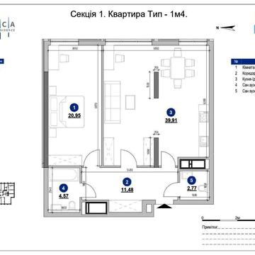 Без% Продаж 2200$ 79м2 Жк Nordica Residence буд.1 Новопечерські Липки ЖК Nordica Residence
