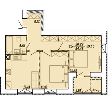 Продаж 2к Квартира Текстильна вулиця ЖК Текстильная, 21