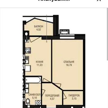 Продаж 1к квартири - Ріхтера 40, новобудова ЖК Аристократ