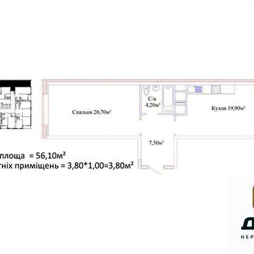 Продаж 1к Квартира Варненська вулиця ЖК Скай Сити