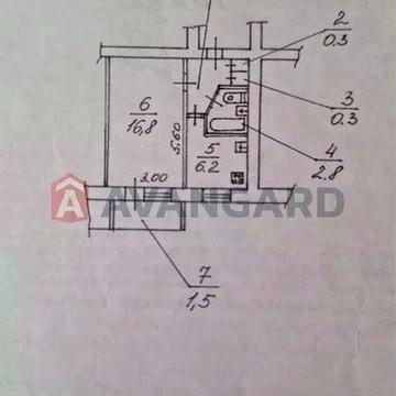 Продаж 1-к квартири
