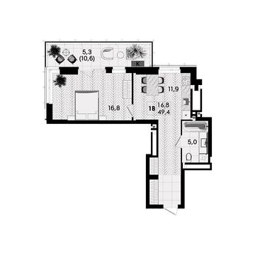 Продаж 1к Квартира Келецька вулиця ЖК TWINS