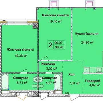 Продаж квартири без ремонту 90 м 7 черга 9 буд ЖК Новопечерскі Липки ЖК Новопечерскі Липки