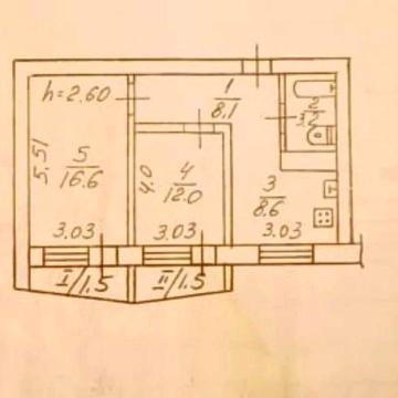 Продам 2к квартиру Парус пер. Парусный Мониторная