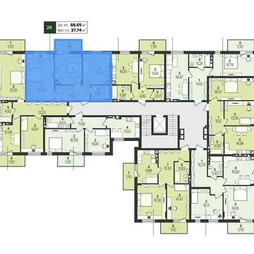 Продаж 2к Квартира Свободи вулиця ЖК Южный Deluxe