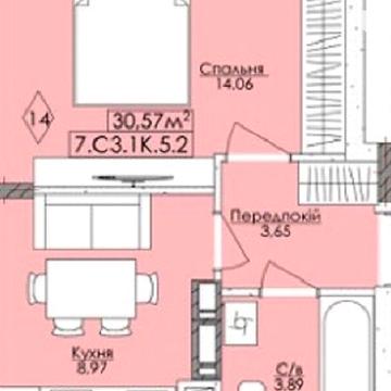 Продаж 1к Квартира Князя Володимира Великого вулиця ЖК Новая Буча