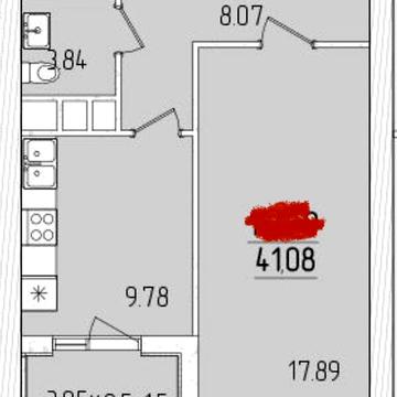 Продаж 1к Квартира Краснова вулиця ЖК Kadorr City