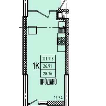 Квартира - студія в Аркадії, ЖК Еллада