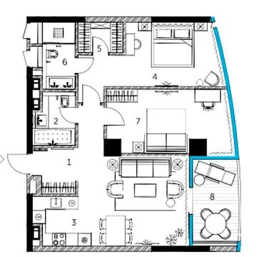 Іоанна Павла II вул. (Патріса Лумумби), 12 ЖК Taryan Towers, 3 будинок ЖК Taryan Towers