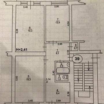 Продається 3-х кімнатна квартира, Виноградів ЖК СВІТАНОК