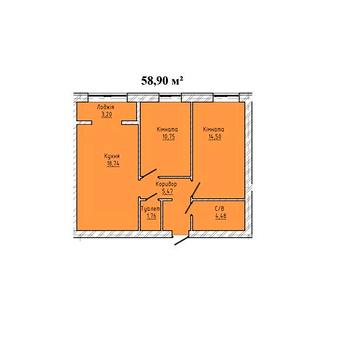 Продаж 2к Квартира Карпенка вулиця