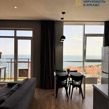 ⁉️§ Французский МОРЕ Видовая §⁉️ 9 Жемчужина Аркадия БАЛКОН Фонтан!