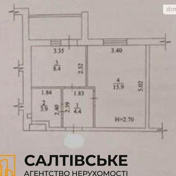 Продаж 1к Квартира Академіка Барабашова вулиця