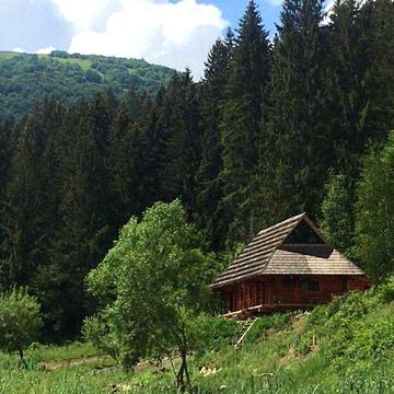 Здається хата у Карпатах