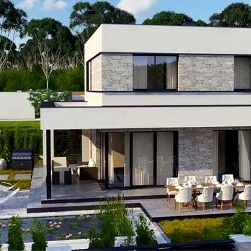 Шикарний монолітний будинок на ділянці 10 сот