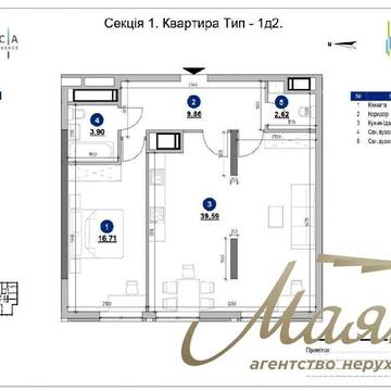 Продаж 2-кімнатної квартири 73м2 в ЖК Nordica Recedence, Печерськ,Київ ЖК Nordica Residence