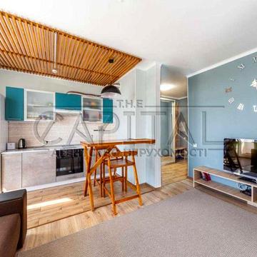 Продаж 45 м2 Студія Teleskop Драгоманова 10 Дизайнерський ремонт ЖК Телескоп