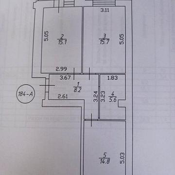 Продам 2х комн  62 м2Масаны