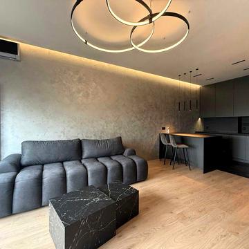 Оренда 1-к квартири Центр 55 м2 Greenville Park 20 поверх Генератор