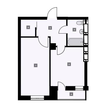 Продаж 1 кімнатної квартири з паркомісцем на паркінгу ЖК BAUHAUS