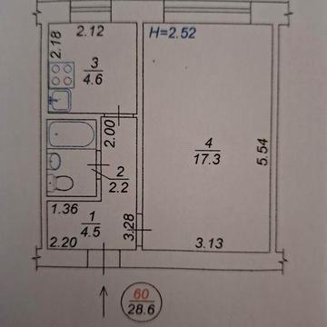 Продам 1-ну квартиру в центрі Вишневого